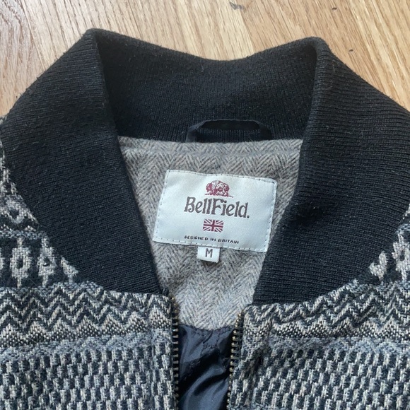 BellField English wool short men’s jacket bomber - Picture 9 of 9